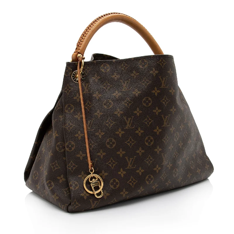 Ladies Louis Vuitton shoulder bags with a single - handle silhouetteLouis Vuitton Monogram Canvas Artsy MM Shoulder Bag (Lla6Jn)