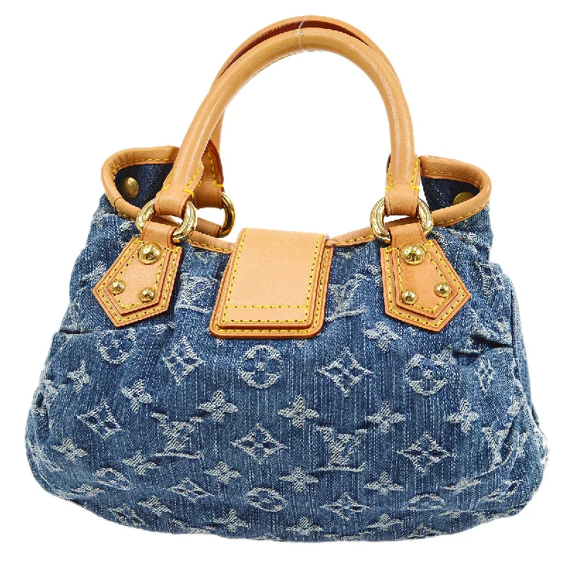 Louis Vuitton bags with a front - flap pocket for quick - access itemsLOUIS VUITTON★ 2006 PLEATY MONOGRAM DENIM M95020 74586