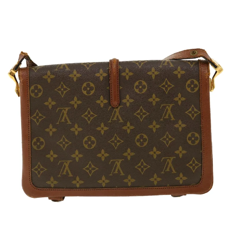 Louis Vuitton bags with a detachable mobile phone holder for convenienceLOUIS VUITTON Monogram SacRabat Shoulder Bag Vintage No170 LV Auth ar7902B