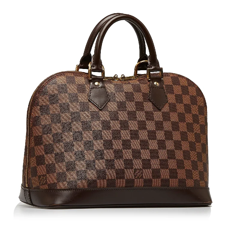 Louis Vuitton Twist bags with a crystal - embellished LV - turnlockLOUIS VUITTON Damier Ebene Alma PM Handbag