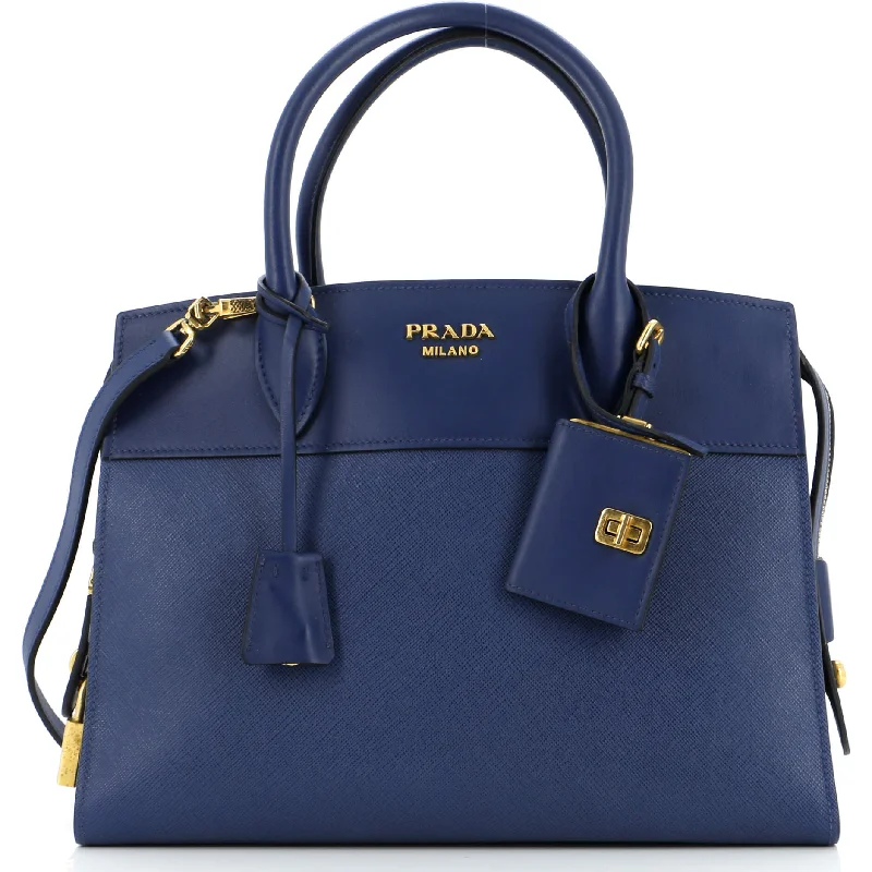 Esplanade Tote Saffiano with City Calf Medium