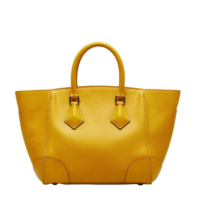 Louis Vuitton bags with a detachable mirror inside for on - the - go touch - upsLOUIS VUITTON Epi Phoenix PM Handbag Shoulder Bag M50941 Jonquille Yellow Leather Ladies