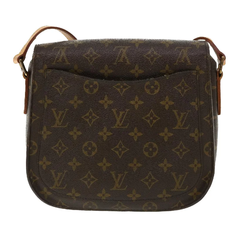 Louis Vuitton backpacks with a hidden back pocket for securityLOUIS VUITTON Monogram Saint Cloud GM Shoulder Bag M51242 LV Auth 33745