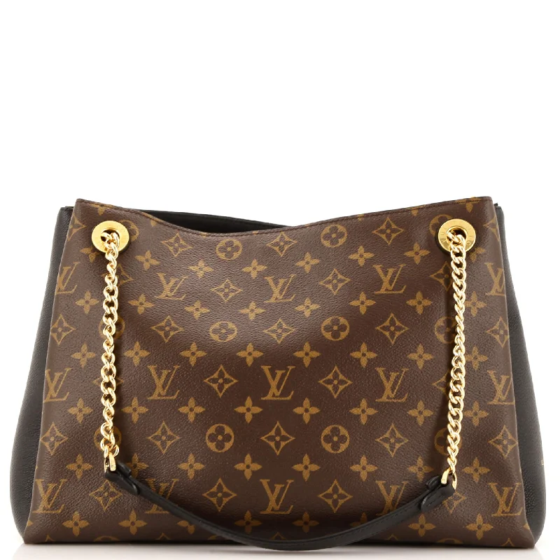 Surene Handbag Monogram Canvas with Leather MM