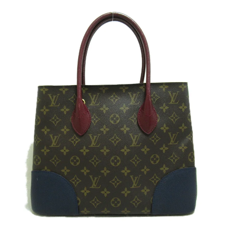 Louis Vuitton Alma bags with a leather - wrapped handle for a luxurious feelLOUIS VUITTON Flandrin Brown navy mauve Monogram PVC coated canvas M43169