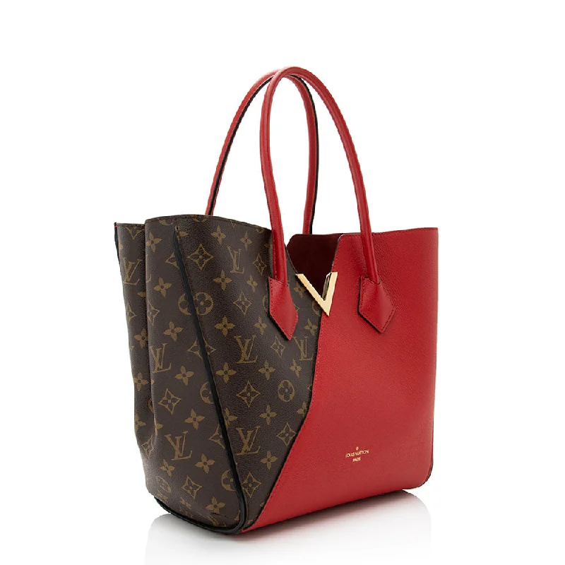 Louis Vuitton tote bags with a water - resistant coating for outdoor useLouis Vuitton Monogram Canvas Kimono Tote (21672)