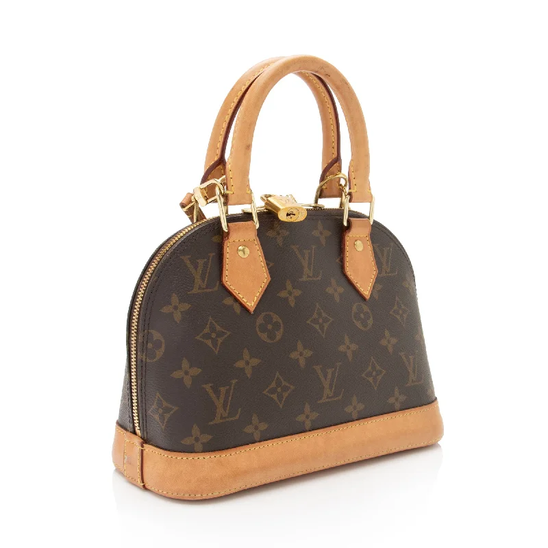 Louis Vuitton Twist bags with the iconic LV - turnlock closureLouis Vuitton Monogram Canvas Alma BB Satchel (c05Jj5)