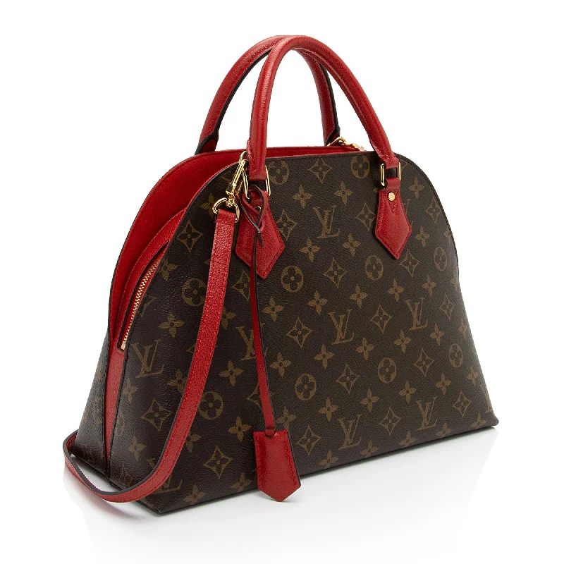 Louis Vuitton bags with a zippered interior pocket for better organizationLouis Vuitton Monogram Canvas Alma BNB Satchel (3b3nyy)