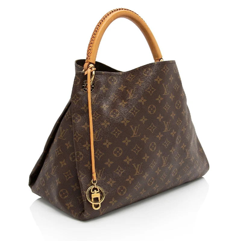 Ladies Louis Vuitton shoulder bags with a single - handle silhouetteLouis Vuitton Monogram Canvas Artsy MM Shoulder Bag (FfYl36)