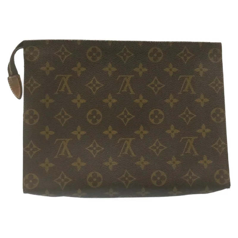 Louis Vuitton Alma bags with a detachable shoulder strap for versatilityLOUIS VUITTON Monogram Poche Toilette 26 Pouch LV Auth am2256g