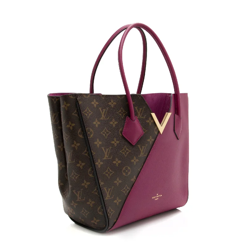 Louis Vuitton Twist bags with a contrast - colored interior for visual interestLouis Vuitton Monogram Canvas Kimono Tote (23423)