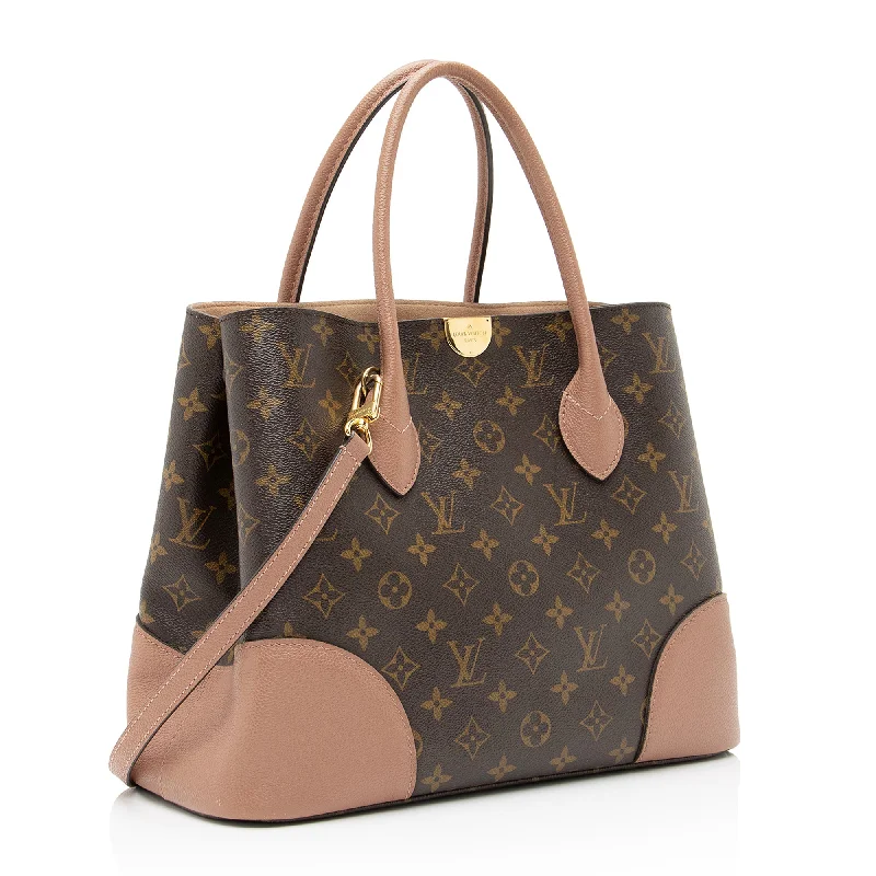 Louis Vuitton tote bags with a water - resistant coating for outdoor useLouis Vuitton Monogram Canvas Flandrin Tote (23624)