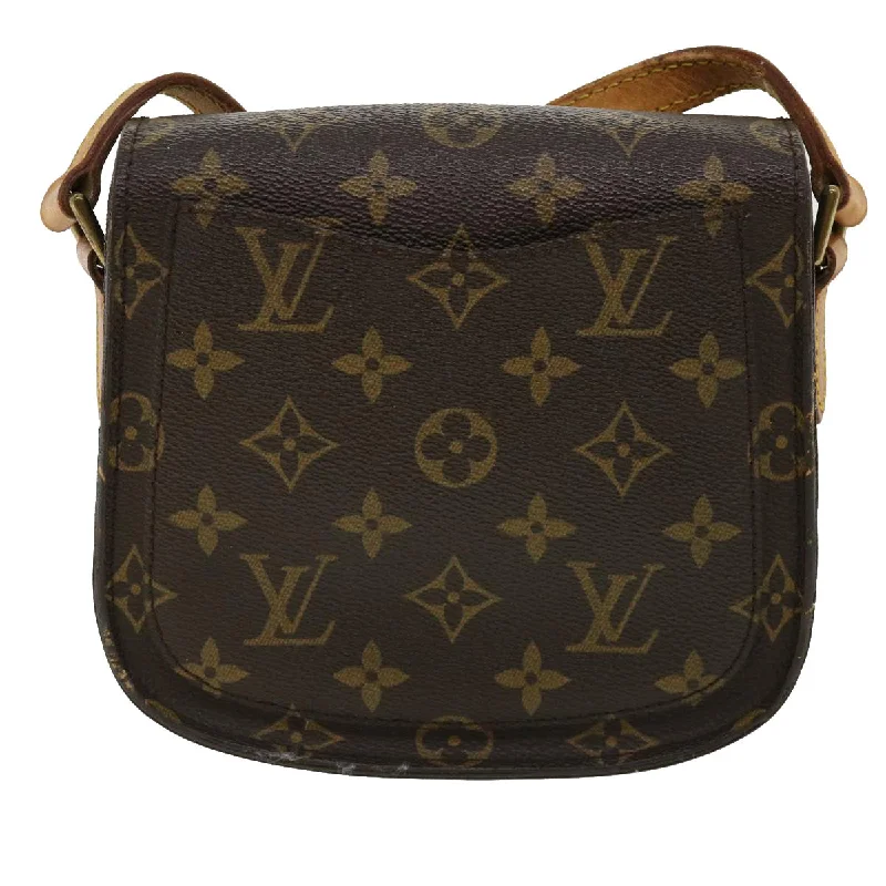 Louis Vuitton backpacks with a sleek, minimalist design for styleLOUIS VUITTON Monogram Saint Cloud PM Shoulder Bag M51244 LV Auth 35532