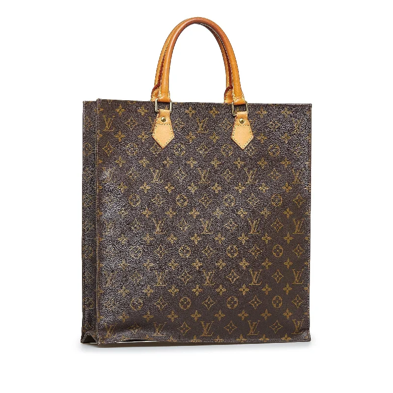 Louis Vuitton Capucines bags with smooth calfskin leather for luxuryLOUIS VUITTON Monogram Sac Plat Tote Bag