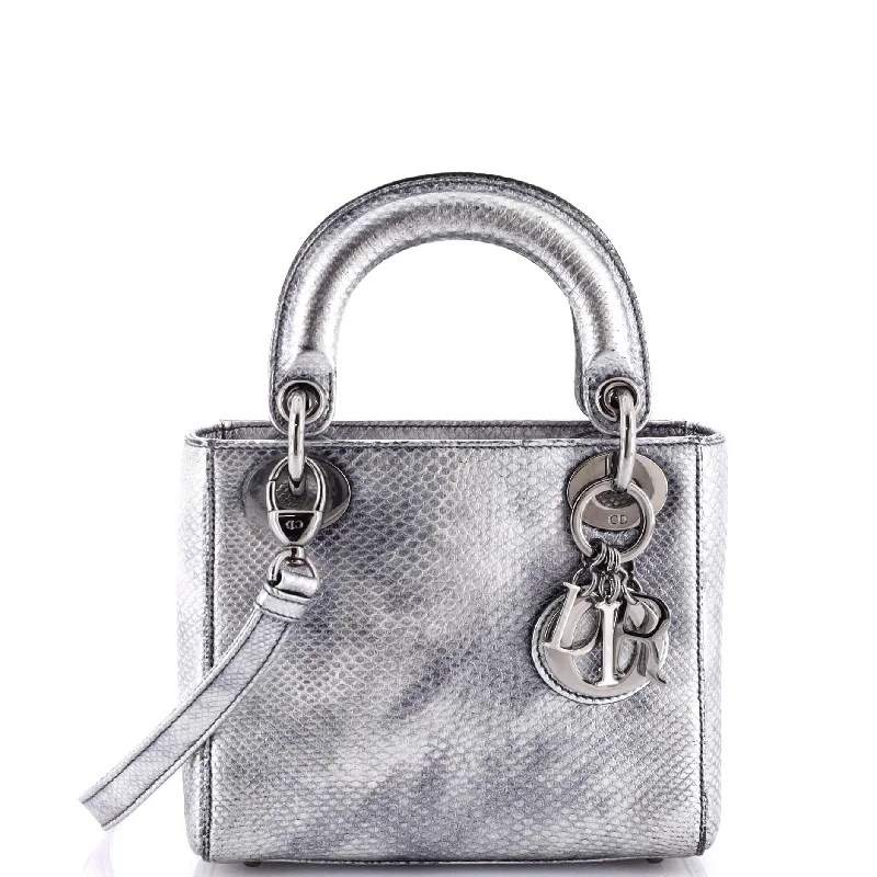 Trendsetting Christian Dior crossbody bags with a colorful strapLady Dior Bag Lizard Mini