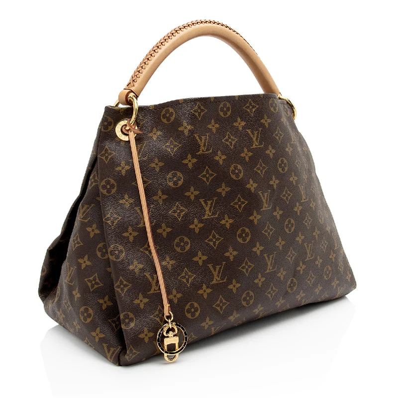 Louis Vuitton Twist bags with the iconic LV - turnlock closureLouis Vuitton Monogram Canvas Artsy MM Shoulder Bag (iocugq)