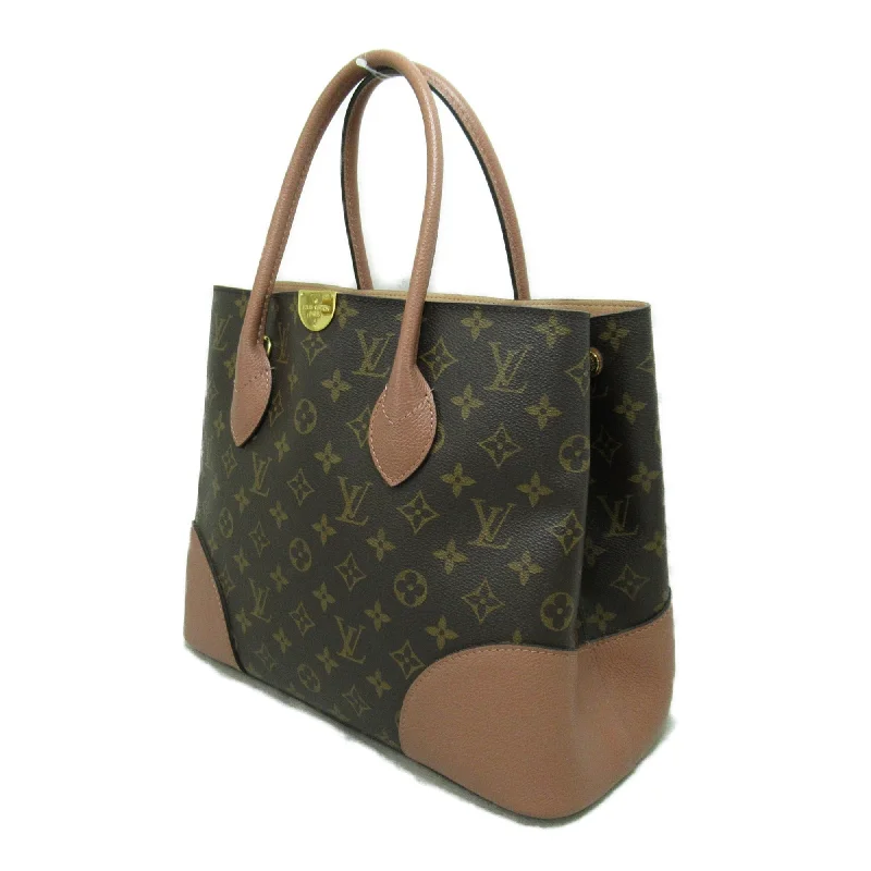 Louis Vuitton tote bags with a printed LV logo on the front for brand visibilityLOUIS VUITTON Flandrin Brown Bois de rose Monogram PVC coated canvas M4159