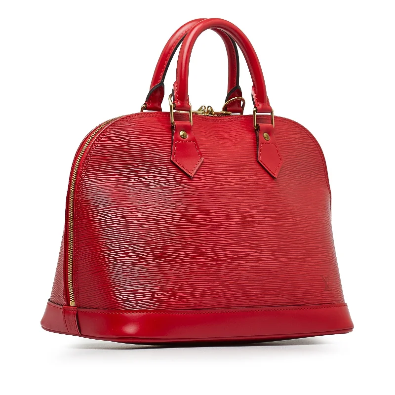 Louis Vuitton backpacks with a padded laptop compartment for travelLOUIS VUITTON Epi Alma PM Handbag