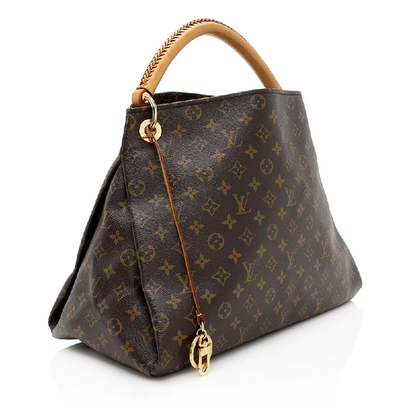 Ladies Louis Vuitton Capucines bags with a detachable shoulder strapLouis Vuitton Monogram Canvas Artsy MM Shoulder Bag (21696)