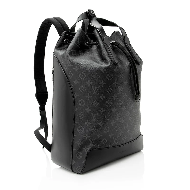 Louis Vuitton Twist bags with the iconic LV - turnlock closureLouis Vuitton Monogram Canvas Eclipse Explorer Backpack (21735)