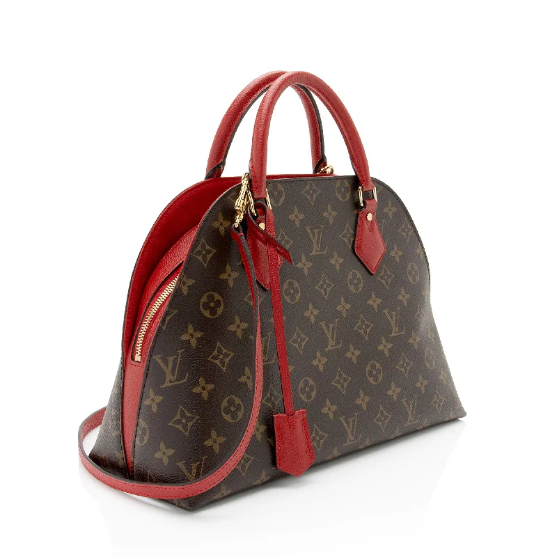 Louis Vuitton backpacks with a hidden back pocket for securityLouis Vuitton Monogram Canvas Alma BNB Satchel (O6F8VK)