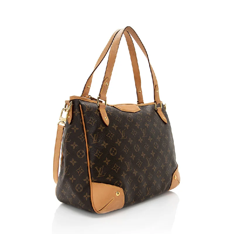 Louis Vuitton Twist bags with a snakeskin - effect panel for a bold lookLouis Vuitton Monogram Canvas Estrela MM Shoulder Bag (18241)