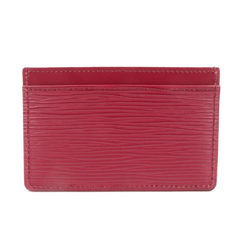 Louis Vuitton Alma bags featuring the signature top - handle designLouis Vuitton Epi Port Carte Sample Card Case Fuchsia M60327