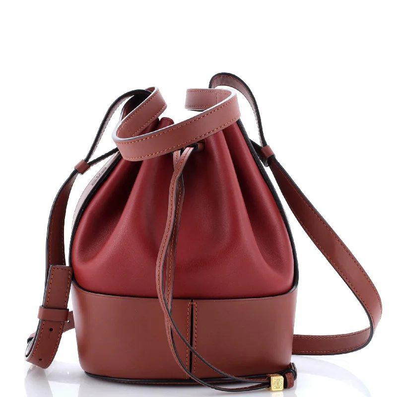 Balloon Bucket Bag Leather Small