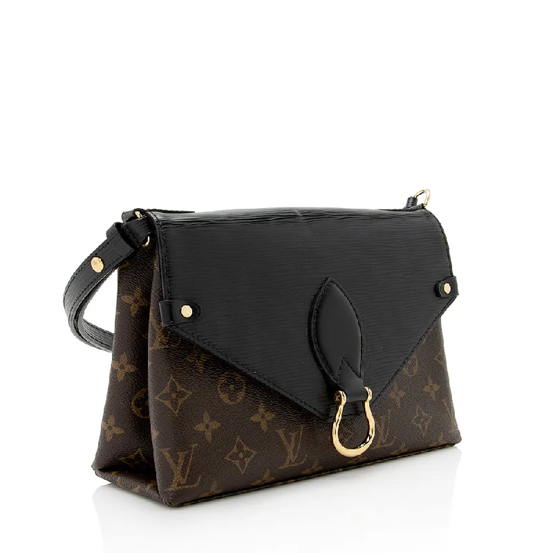 Louis Vuitton Neverfull bags with large capacity for everyday essentialsLouis Vuitton Monogram Canvas Epi Leather Saint Michel Shoulder Bag (20291)