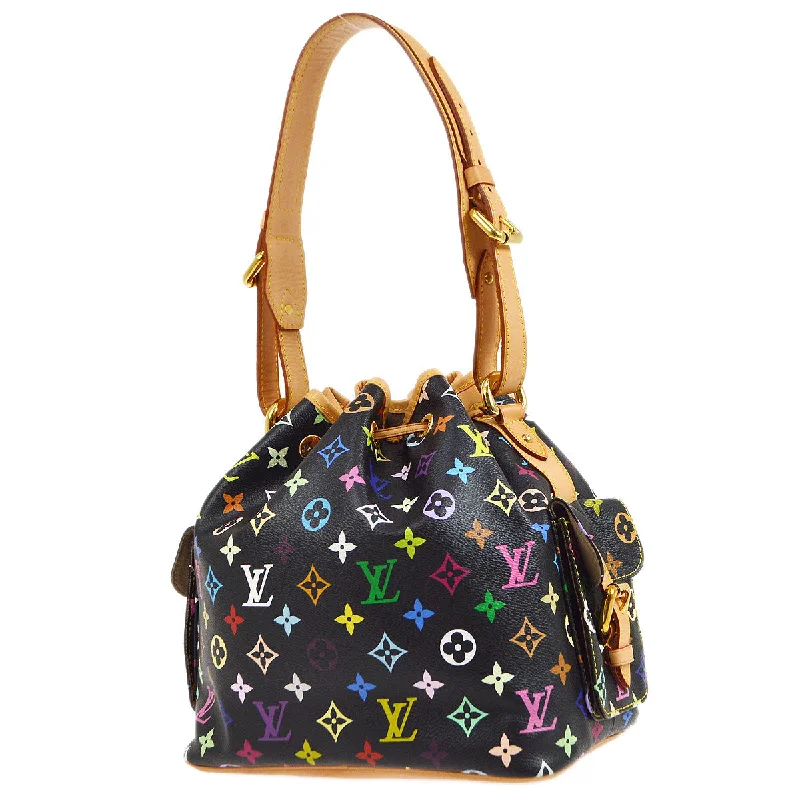 Louis Vuitton backpacks with a multi - pocket organization for functionalityLOUIS VUITTON★ 2006 PETITE NOE MONOGRAM MULTICOLOR M42230 64968