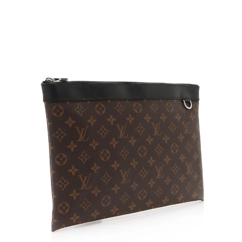 Louis Vuitton crossbody bags with a printed floral pattern for femininityLouis Vuitton Monogram Canvas Discovery GM Pochette (H95Uqt)