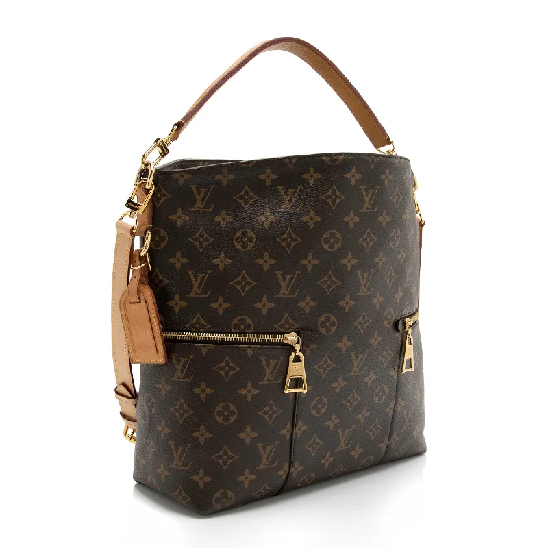 Louis Vuitton crossbody bags with adjustable shoulder straps for comfortLouis Vuitton Monogram Canvas Melie Shoulder Bag (23440)