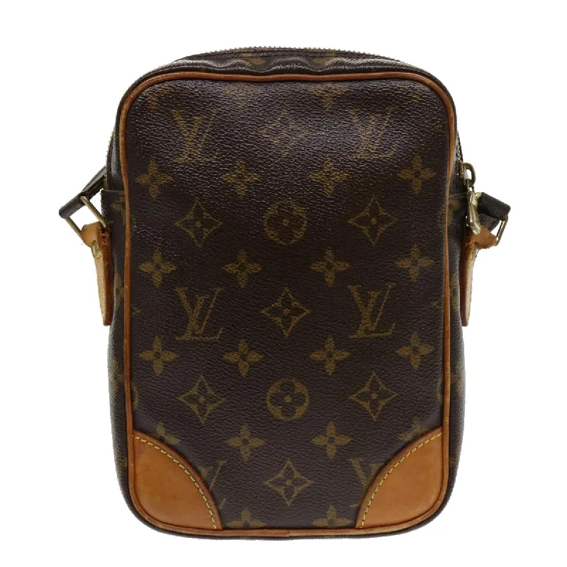 Louis Vuitton tote bags with a double - handle and shoulder - strap optionLOUIS VUITTON Monogram Danube Shoulder Bag M45266 LV Auth 32999