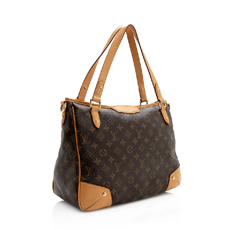 Louis Vuitton Twist bags with a crystal - embellished LV - turnlockLouis Vuitton Monogram Canvas Estrela MM Tote (21158)