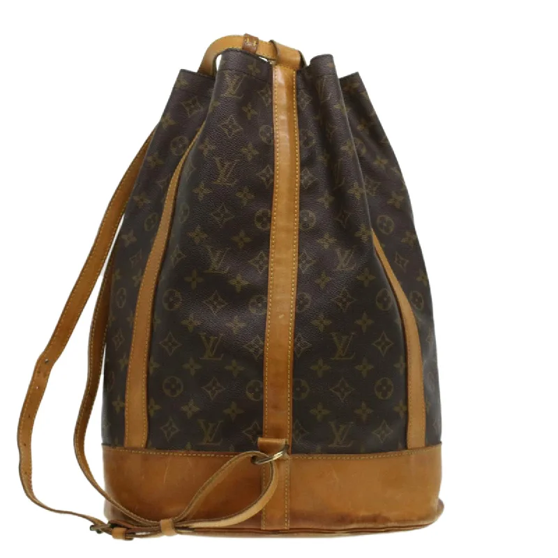 Louis Vuitton Twist bags with a crystal - embellished LV - turnlockLOUIS VUITTON Monogram Randonnee GM Shoulder Bag M42244 LV Auth 33666