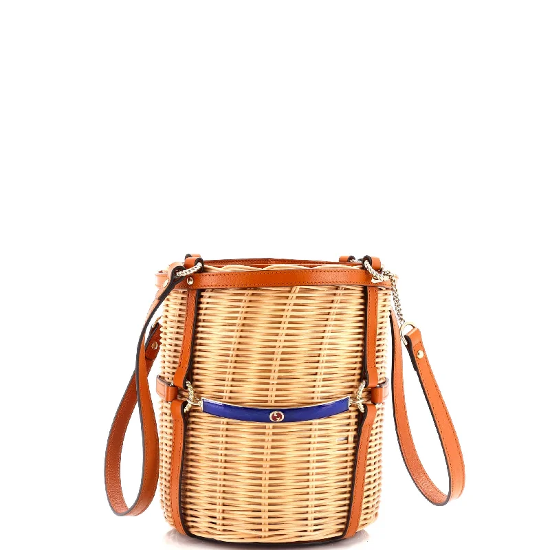 Cestino Bucket Bag Wicker Small