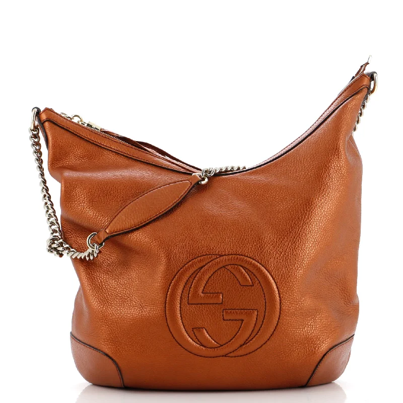 Soho Chain Hobo Leather Medium