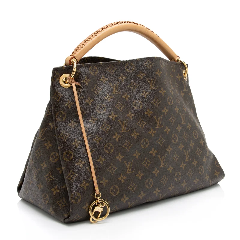 Ladies Louis Vuitton Capucines bags with gold - toned hardwareLouis Vuitton Monogram Canvas Artsy MM Shoulder Bag (23556)