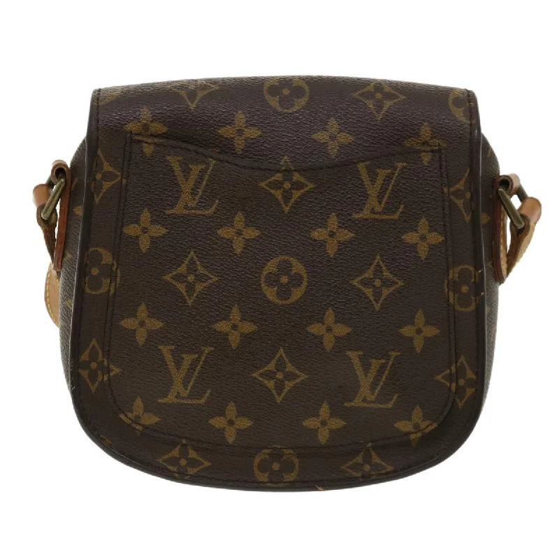 Louis Vuitton backpacks with a padded laptop compartment for travelLOUIS VUITTON Monogram Saint Cloud PM Shoulder Bag M51244 LV Auth 36435