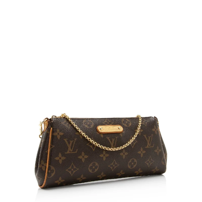 Ladies Louis Vuitton shoulder bags with a tassel decoration for charmLouis Vuitton Monogram Canvas Eva Clutch (fcJuEI)