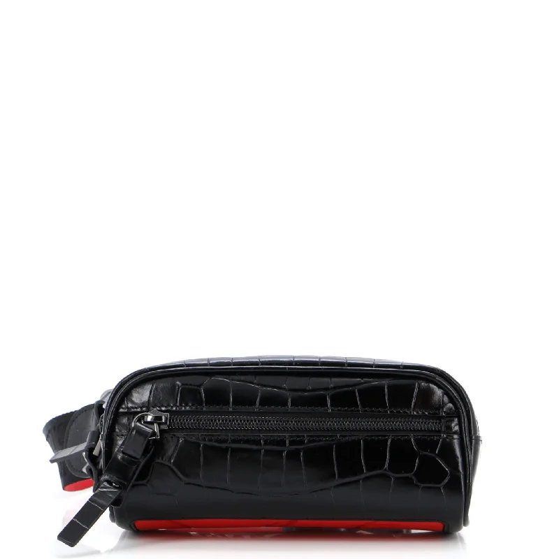 Blaster Waist Bag Alligator Embossed Calfskin