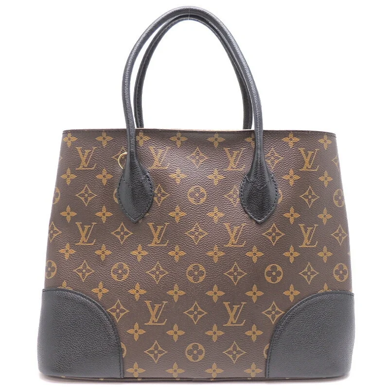 Medium - sized Louis Vuitton tote bags for work and shoppingLOUIS VUITTON Flandrin Ladies Handbag M41595 Monogram Macassar Brown