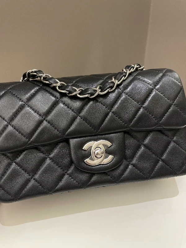 Chanel Colorful Handbag for Spring OutfitsChanel Classic Quilted Mini Rectangular Black Lambskin