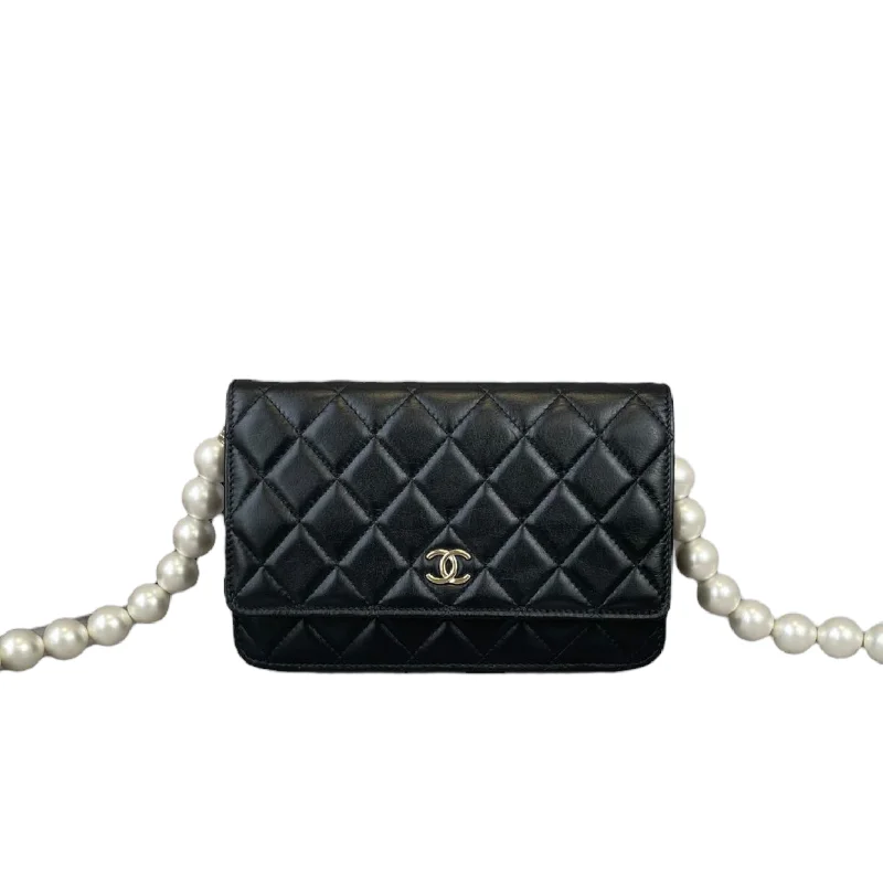 Chanel Limited Edition Handbag for CollectorsTimeless WOC Quilted Lambskin Large Pearls