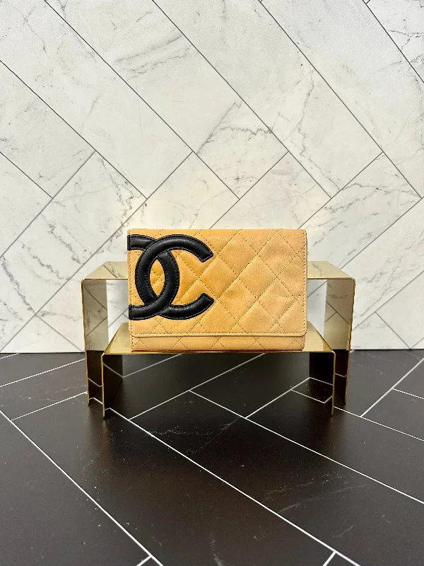 Chanel Limited Edition Handbag for CollectorsChanel CC Cambon Tan Quilted Leather Wallet