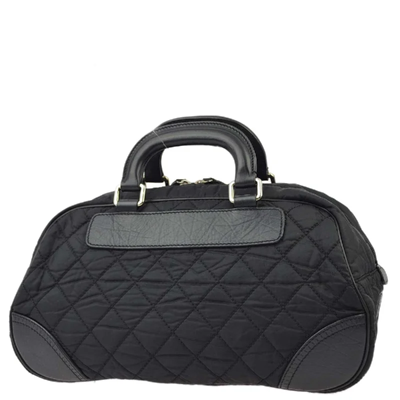 Chanel New Arrival Handbag with Gold HardwareChanel Black Nylon Calfskin Paris-New York Duffle Handbag