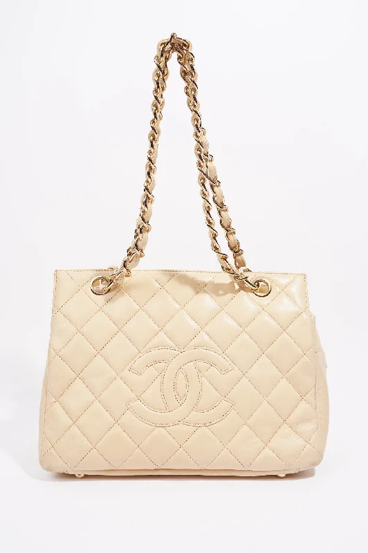 Chanel Limited Edition Handbag for CollectorsChanel Womens Vintage Petit Timeless Tote Cream Leather Small