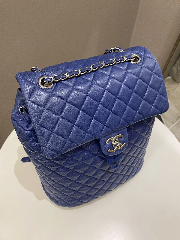 Chanel New Arrival Handbag with Gold HardwareChanel Urban Spirit Backpack Blue Lambskin