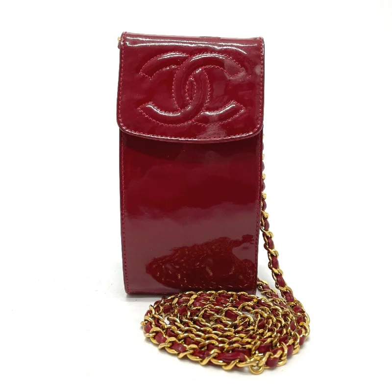 Chanel Classic Flap Bag for Evening PartyChanel CCCC Mark Pouch pouch Shoulder Bag Red GoldHardware