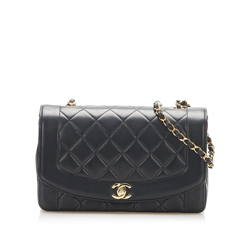 Chanel New Arrival Handbag with Gold HardwareMedium Diana Flap Shoulder Bag Black